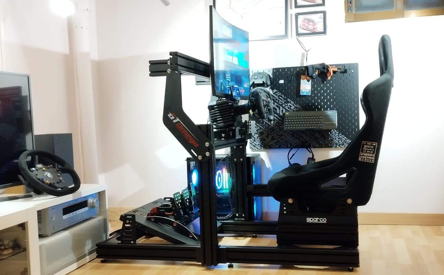 Customer photo review of PRIME Integrated Monitor Mount
