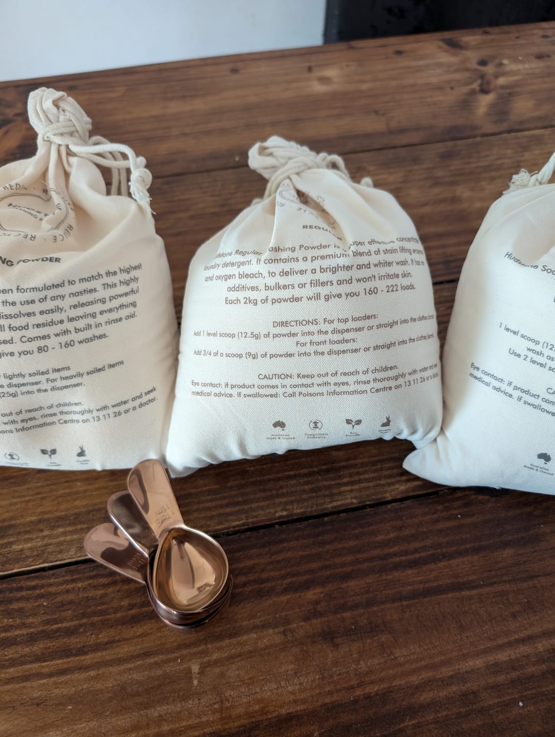Customer photo review of Hudstone Powder Pack (Free Shipping - Scoops included)