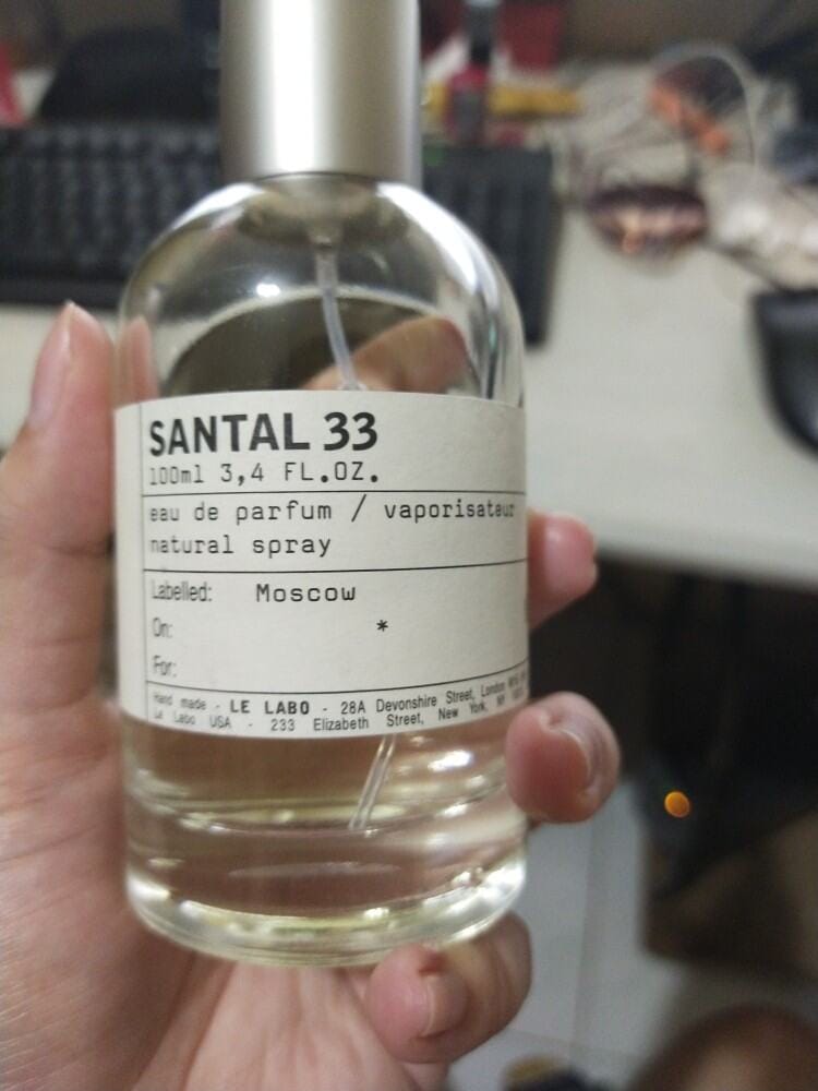 Customer photo review of Le Labo Fragrance