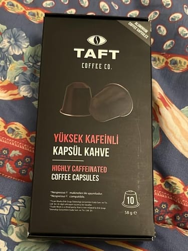 Customer photo review of TAFT Kapsül Kahve 10'lu