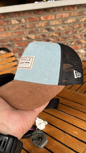 Customer photo review of 9FORTY E-Frame Trucker Austin Race Special Red Bull Racing Rich Denim Snapback