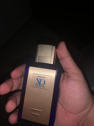 Reseña con foto de un cliente sobre Perfume Orientica XO Xclusif Oud Bleu 60ml Extrait de Parfum