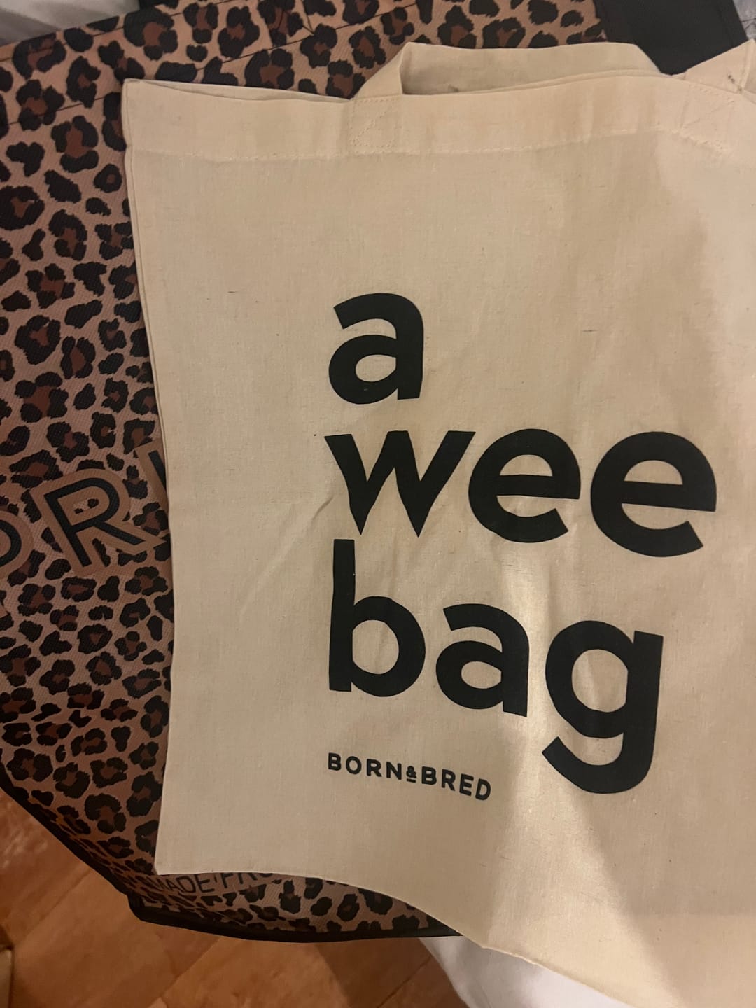 Customer photo review of A Wee Bag Tote Bag