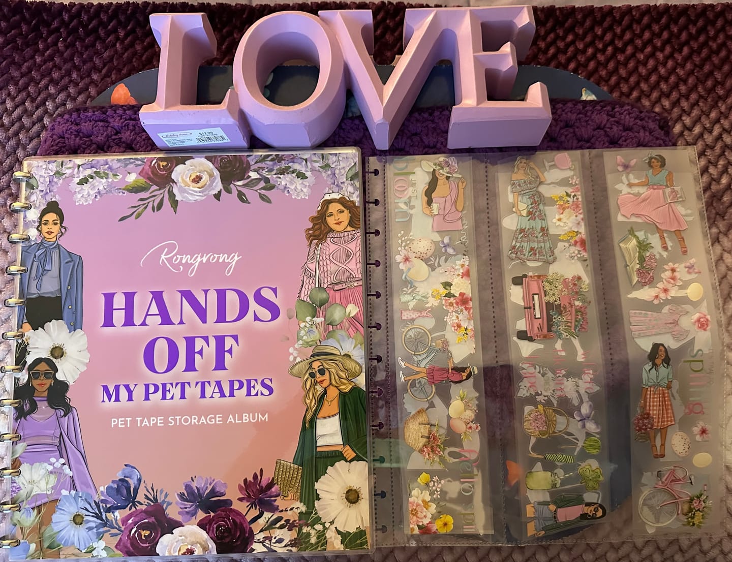 Customer photo review of Hands Off My PET Tape Storage Album