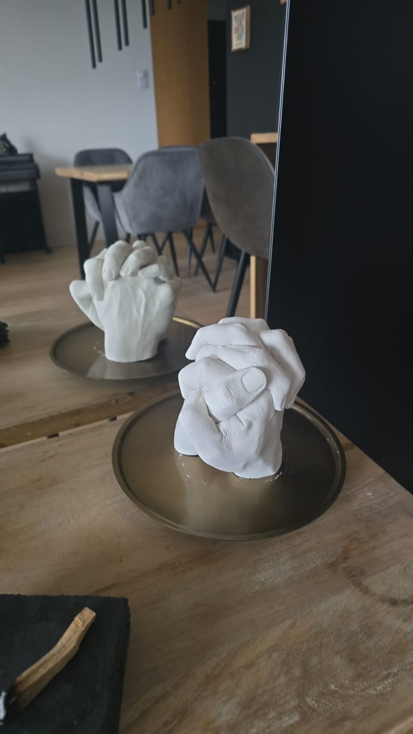 Customer photo review of Zestaw do odlewu dłoni | Para