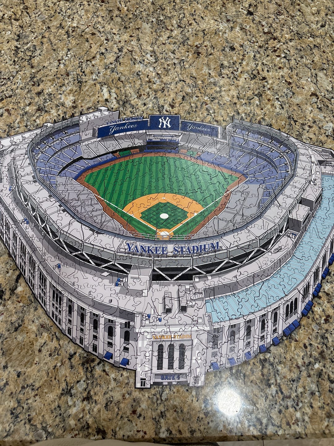 Customer photo review of New York Yankees™ Stadium - Wooden Puzzle