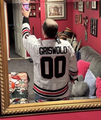Customer photo review of Christmas Style 'Griswold' Hockey Jersey