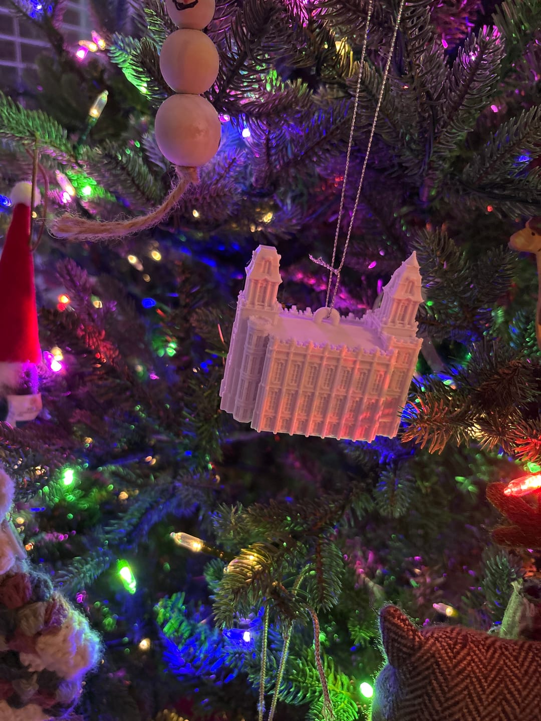 Customer photo review of Temple Christmas Ornament | Choose Any Temple | 300+ Temples to Choose From