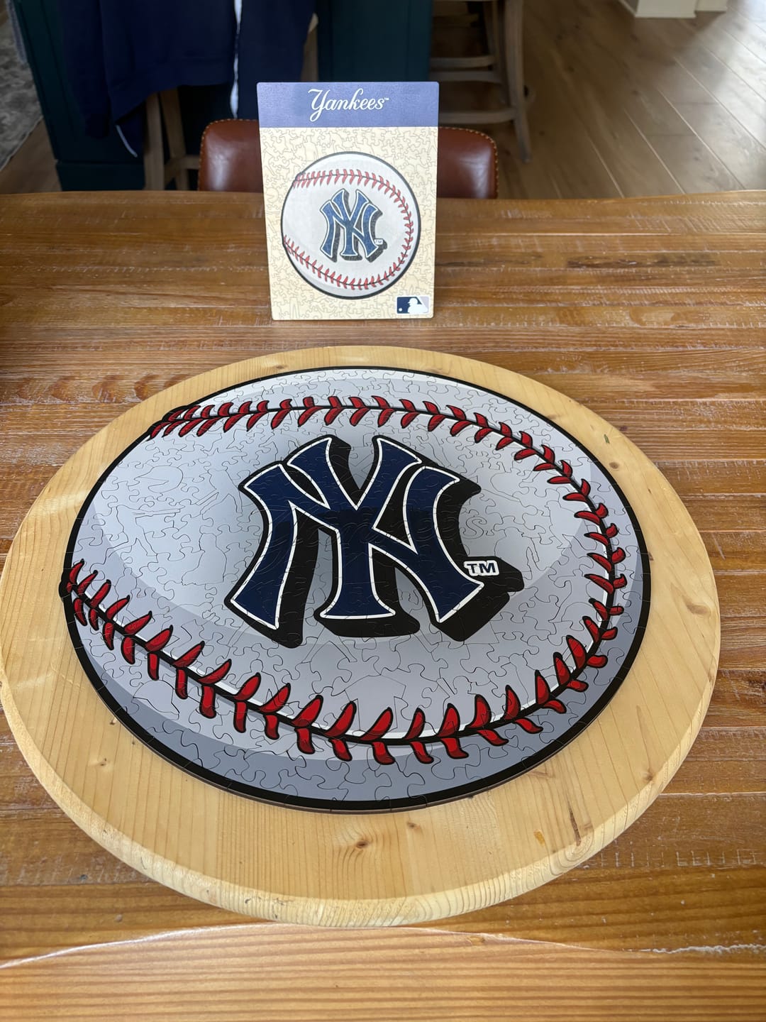 Customer photo review of New York Yankees™ - Wooden Puzzle