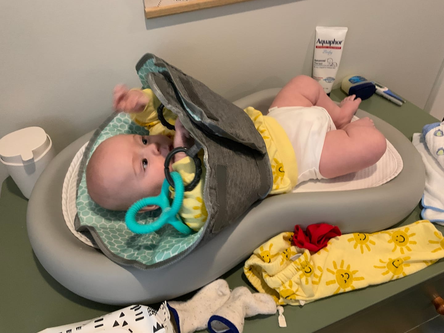 Customer photo review of Playtime Changing Pad™ - Excursion Edition