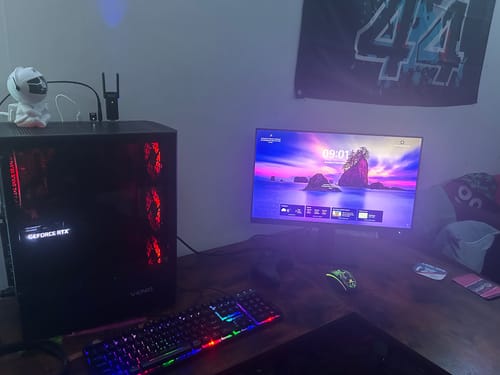 Customer photo review of Titan Gaming PC Bundle - AMD Ryzen 5 5500 16GB NVIDIA GEFORCE RTX 3060 12GB NV-MS204
