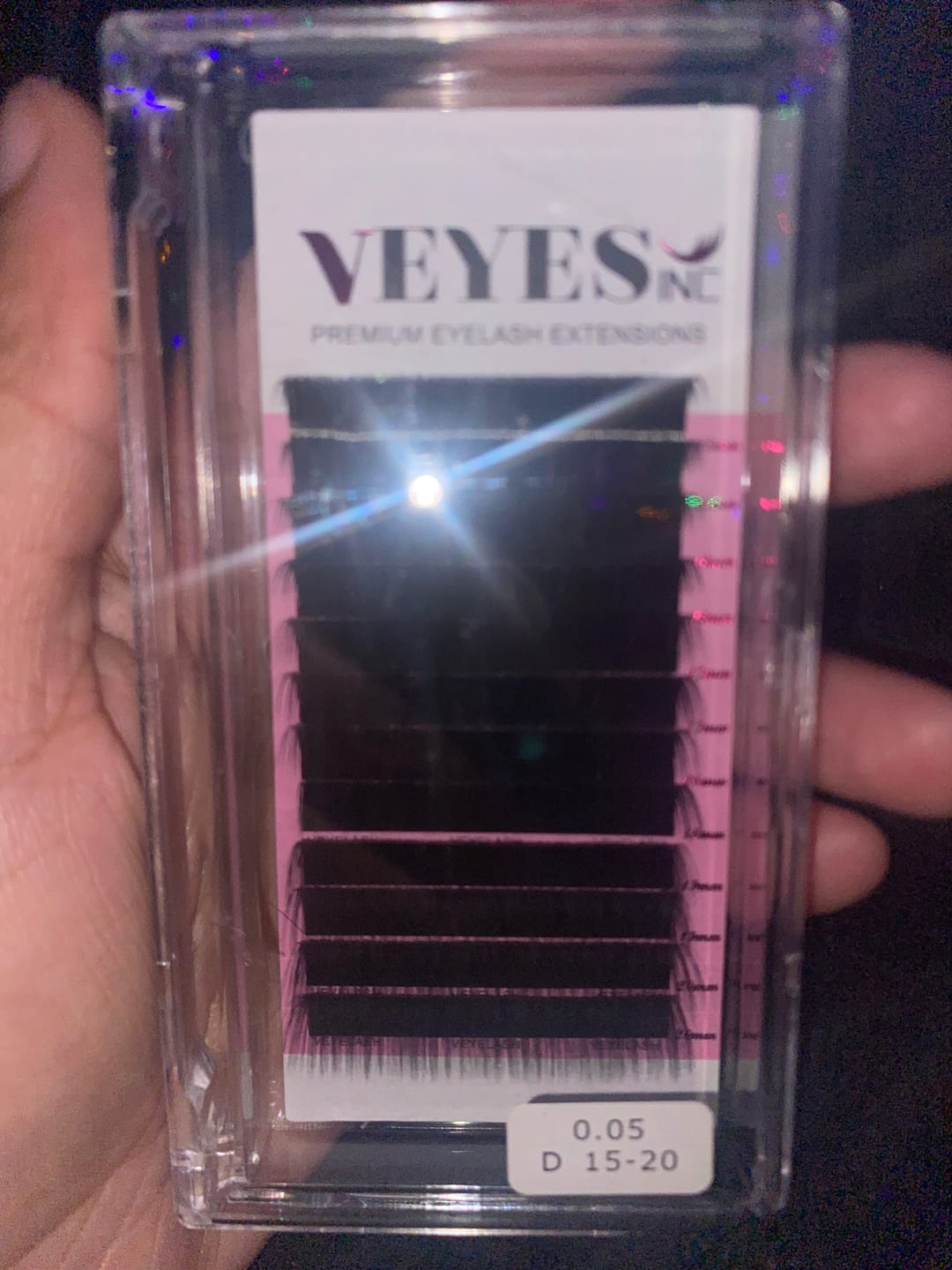 Customer photo review of Wispy Eyelash Extensions