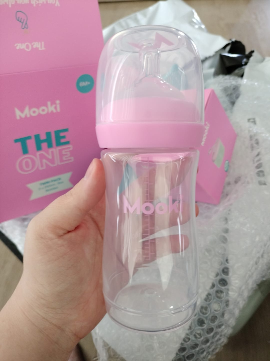 Customer photo review of The One Baby Bottle 250ML (Twin Pack)