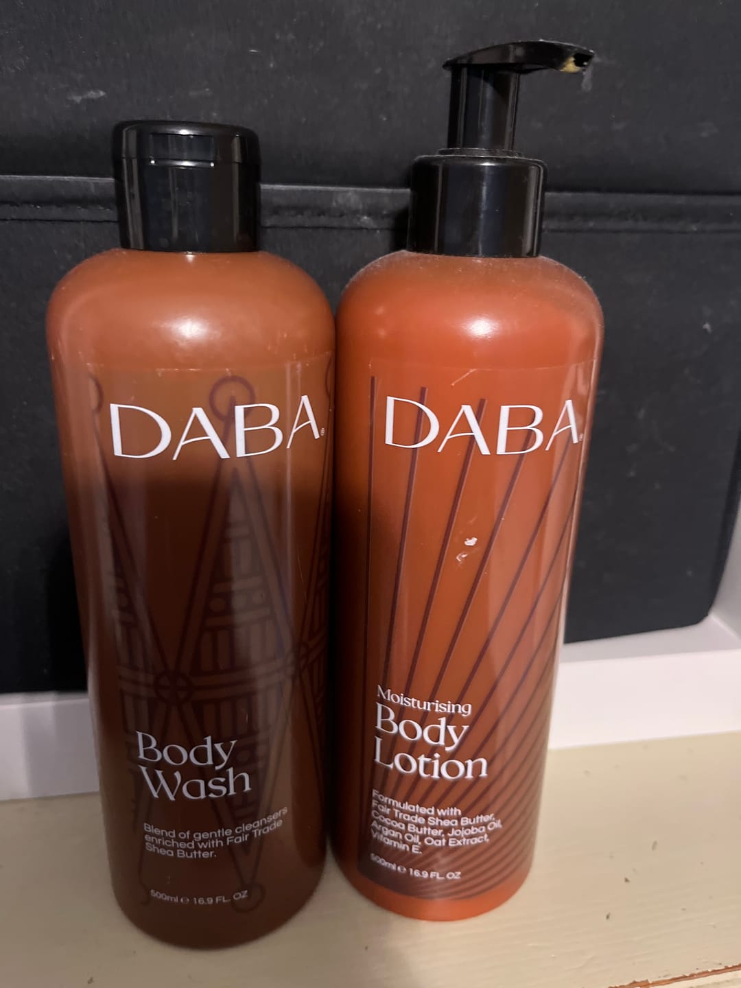 Customer photo review of DABA Body Wash
