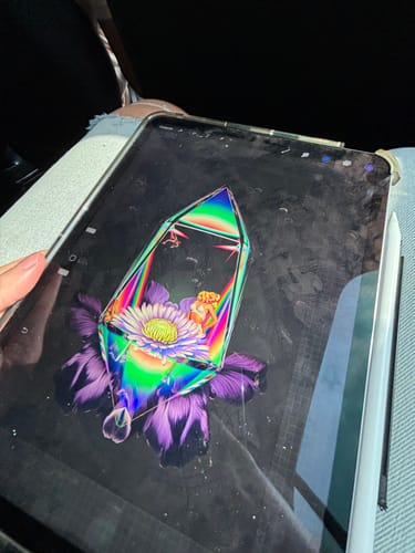 Customer photo review of Prism Glass 3D Shapes