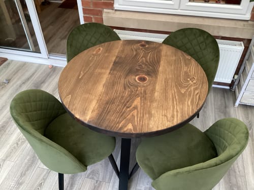 Customer photo review of Round Dining Table