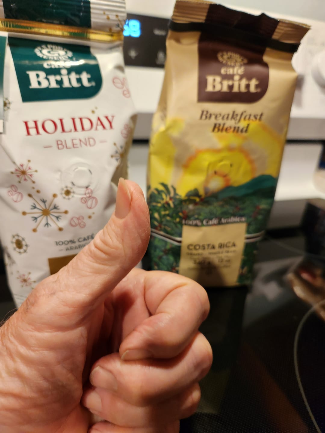 Customer photo review of COSTA RICAN BREAKFAST BLEND COFFEE