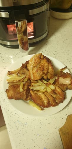 Customer photo review of Air Fryer Novio Grill & Fry