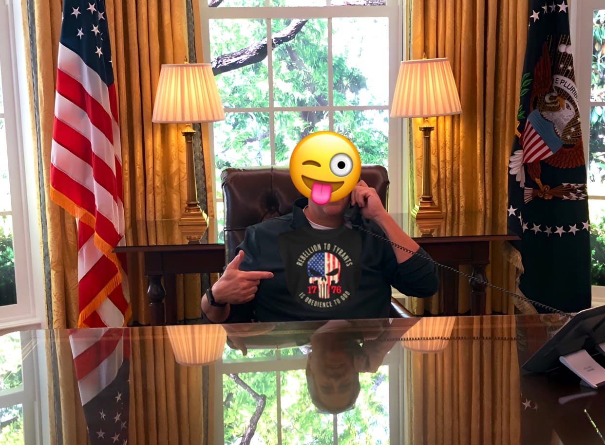 Customer photo review of Rebellion To Tyrants T-Shirt
