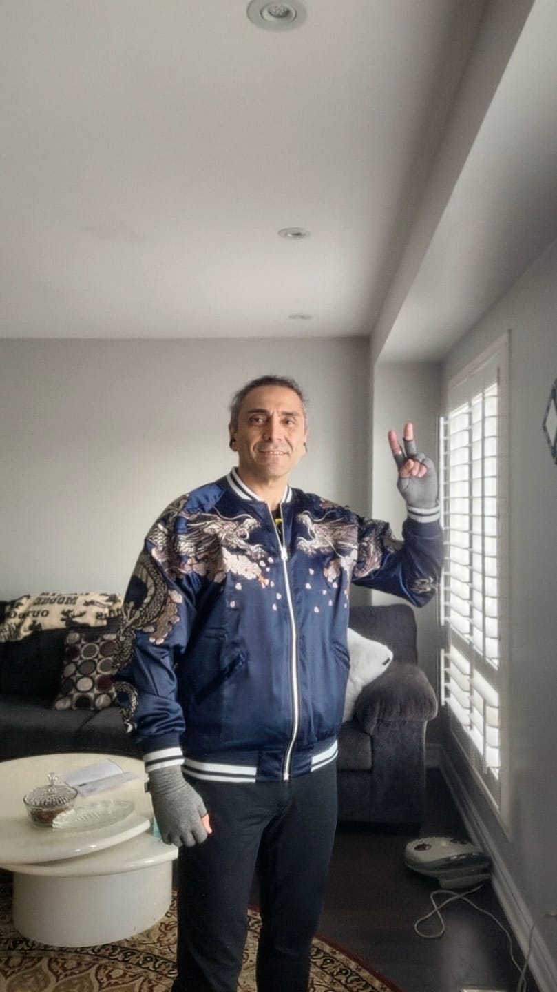 Customer photo review of Double Dragon & Phoenix Sukajan Souvenir Jacket