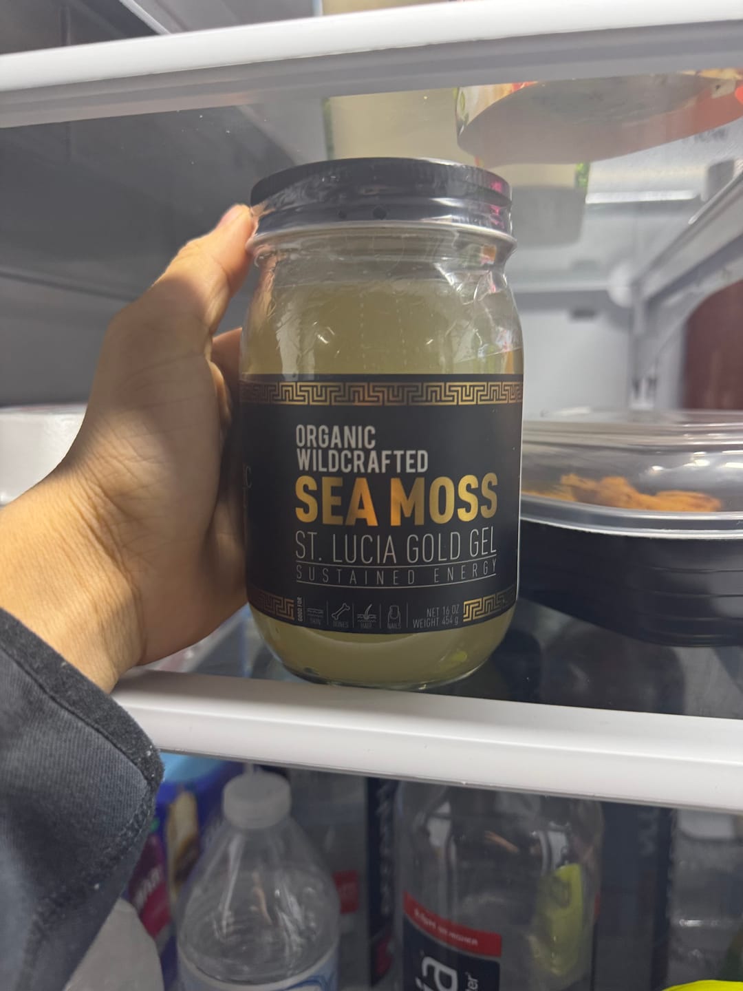 Customer photo review of St Lucia Gold Sea Moss Gel