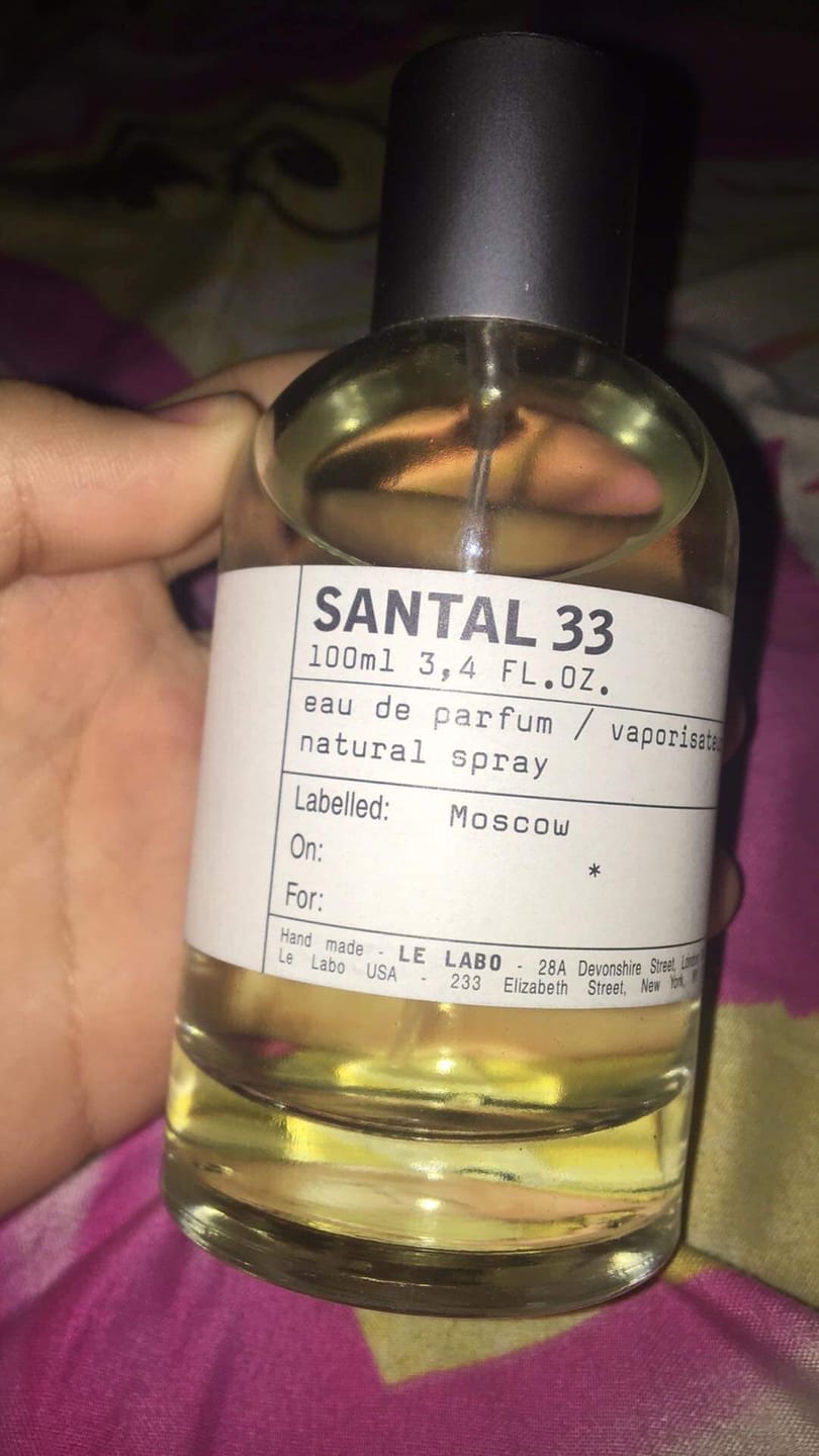 Customer photo review of Le Labo Fragrance