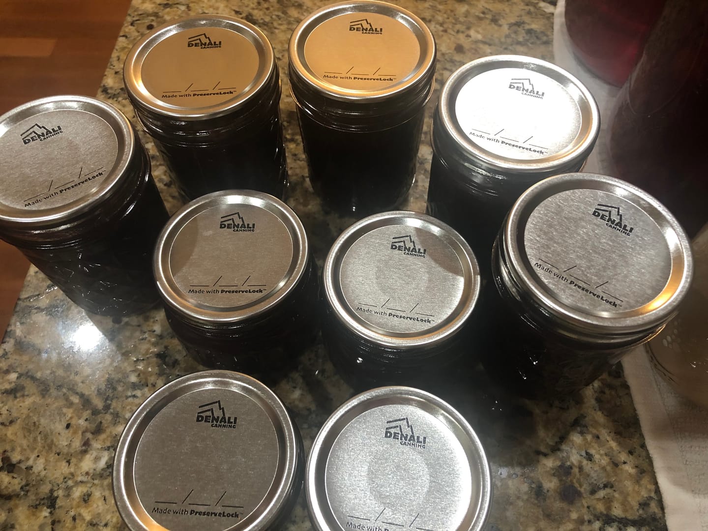 Customer photo review of 60 Pack - Denali® Lids, Regular Mouth