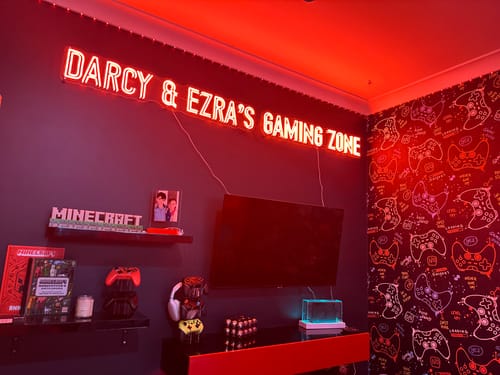 Customer photo review of Custom Neon Signs