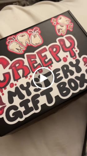 Customer video review of Creepy Mystery Gift Box