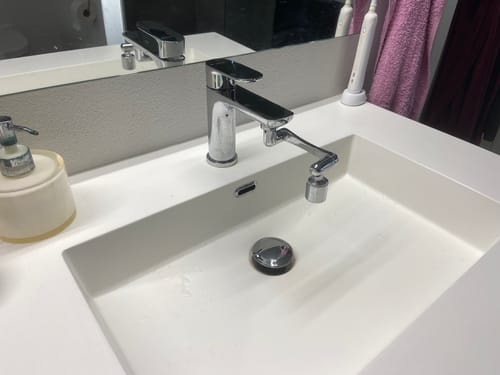 Customer photo review of Vandhane med mekanisk drejearm