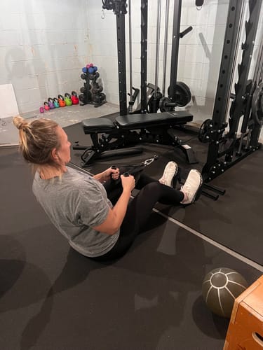 Customer photo review of Major Fitness B52 All-In-One Home Gym Smith Machine