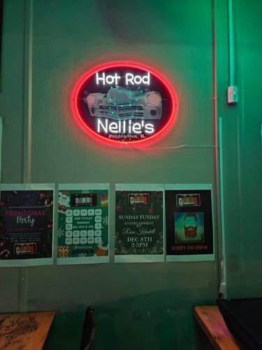 Customer photo review of Hot Rod Nellie's - Premium Neon Artwork