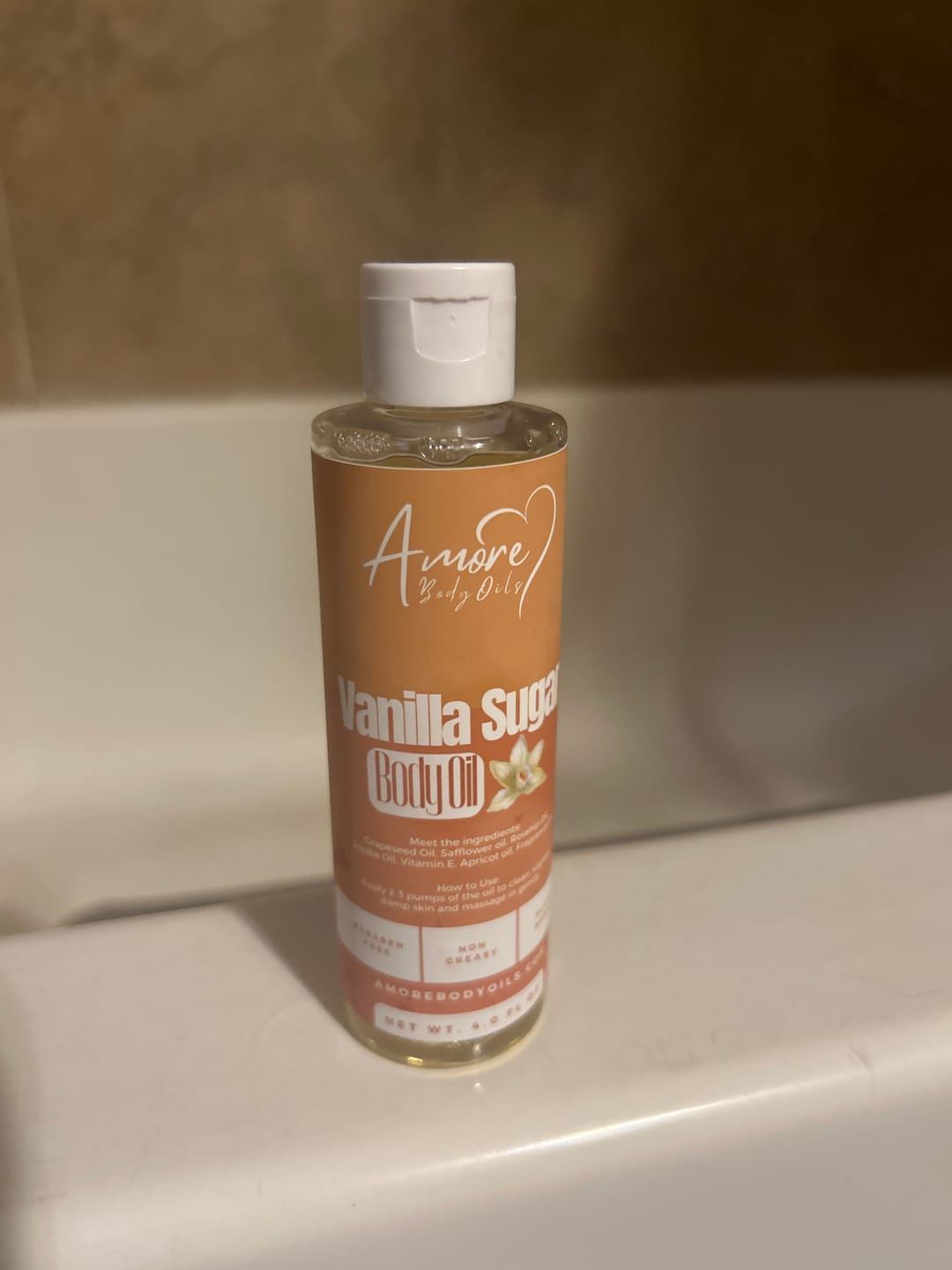 Customer photo review of Vanilla Sugar - Body Oil