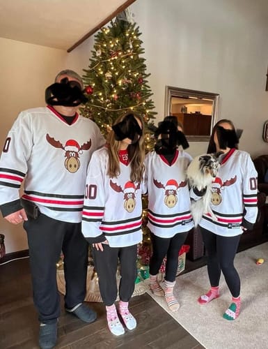 Customer photo review of Christmas Style 'Griswold' Hockey Jersey