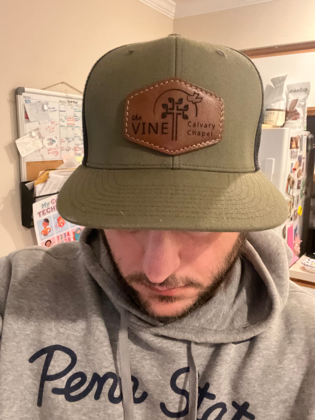 Customer photo review of Richardson 511 Custom Leather Patch Hat