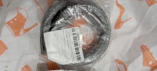 Customer photo review of Genuine Leather Belt Sculpted Buckle — Black | KIMLUD