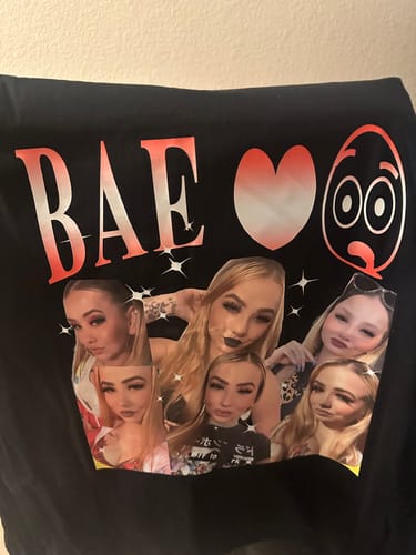 Customer photo review of CUSTOM VINTAGE TEE