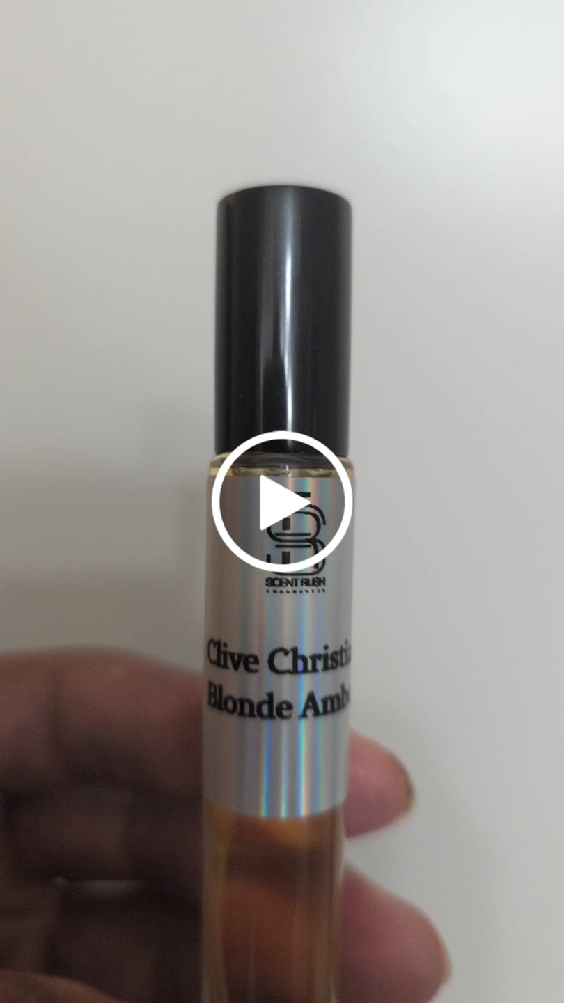 Customer video review of Clive Christian Blonde Amber