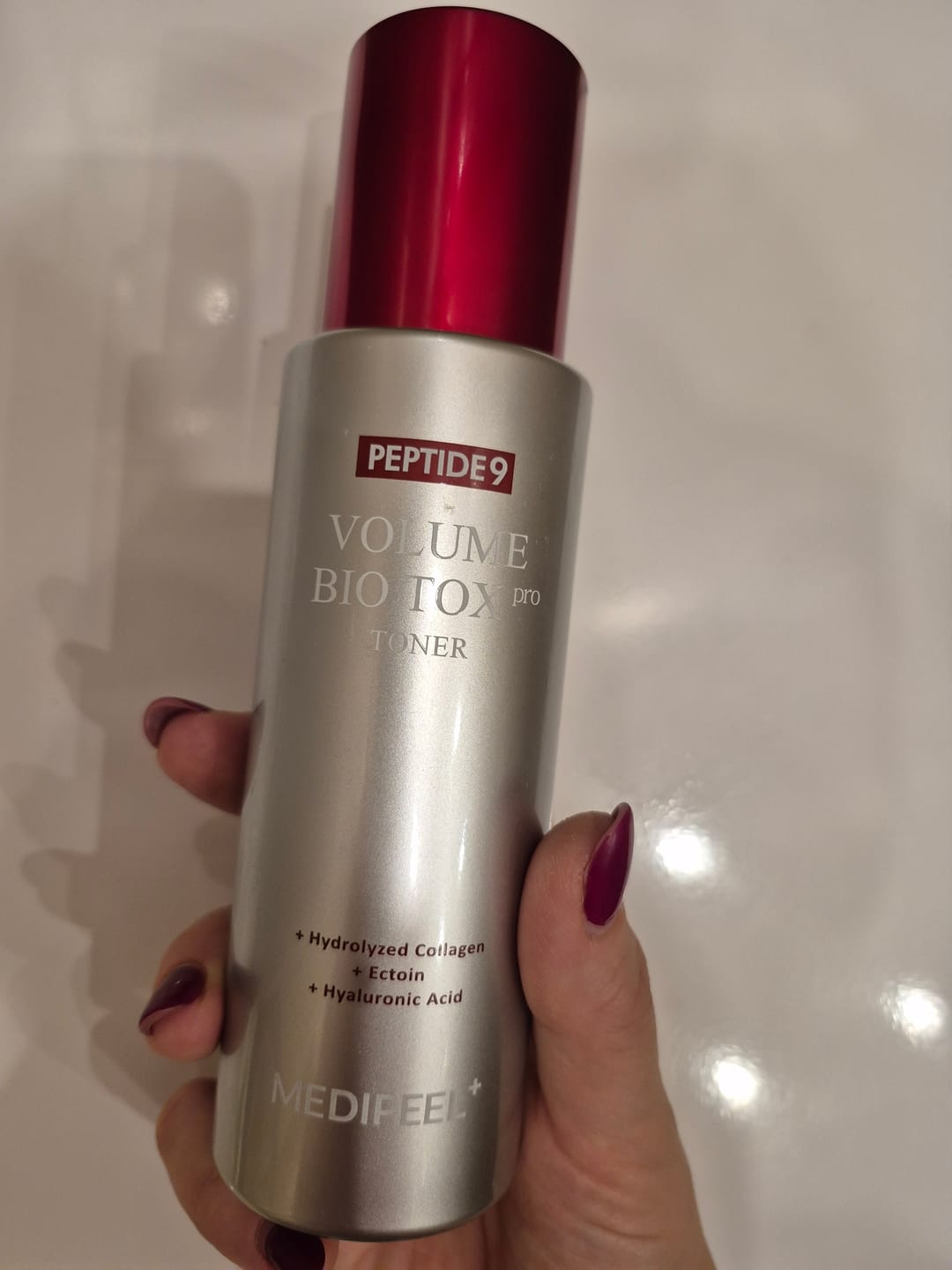 Customer photo review of Peptīdu toniks-būsteris ar matriksilu Medi-Peel Peptide 9 Volume Bio Tox Toner Pro