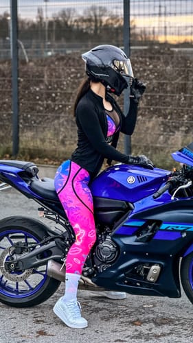 Customer photo review of Sports Bras Top For Top Neon Kiss