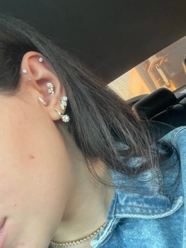 С А. review of Marquise-Cut Cubic Zirconia Earrings image 1 out of 1