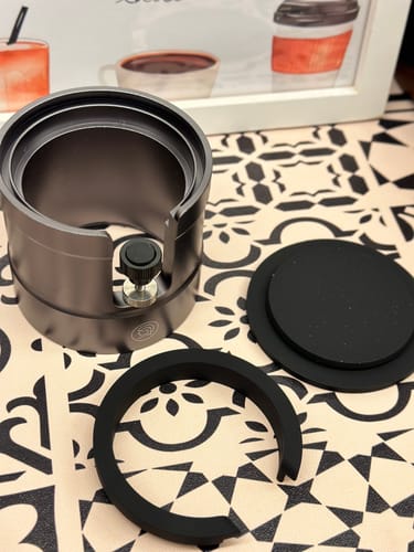 Customer photo review of Thunder Espresso Tamping Holder - zeroHero®