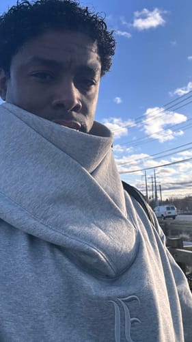 Customer photo review of HJK Exclusive Double Panel Hooded Jacket