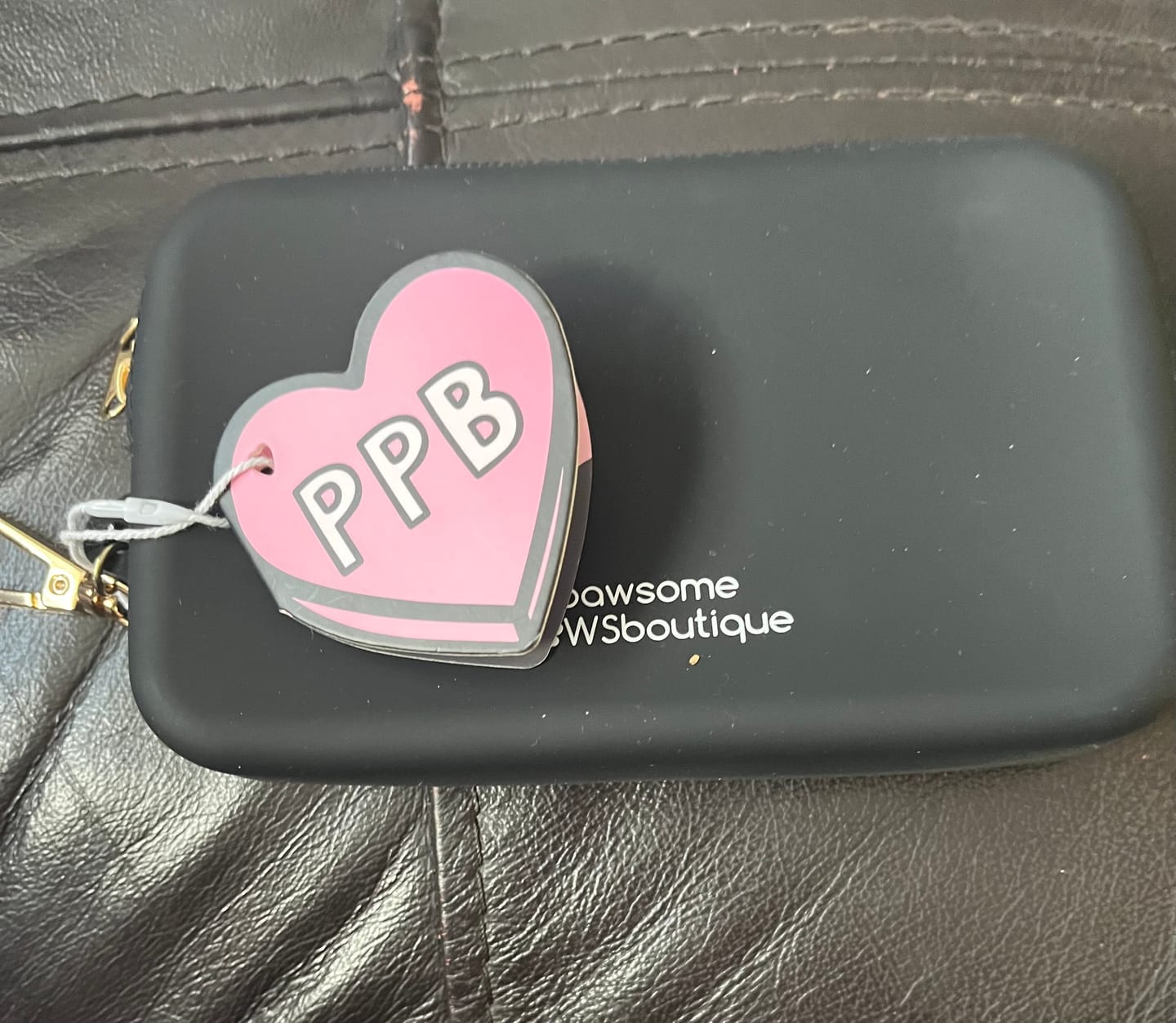 Customer photo review of Silicone Black Treat Pouch