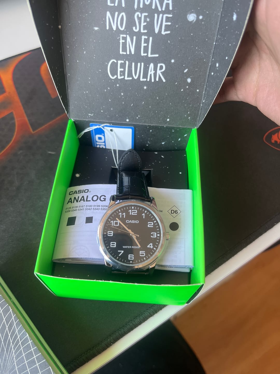Customer photo review of Reloj Casio Análogo MTP-V001L-1BUDF Negro Correa de Cuero