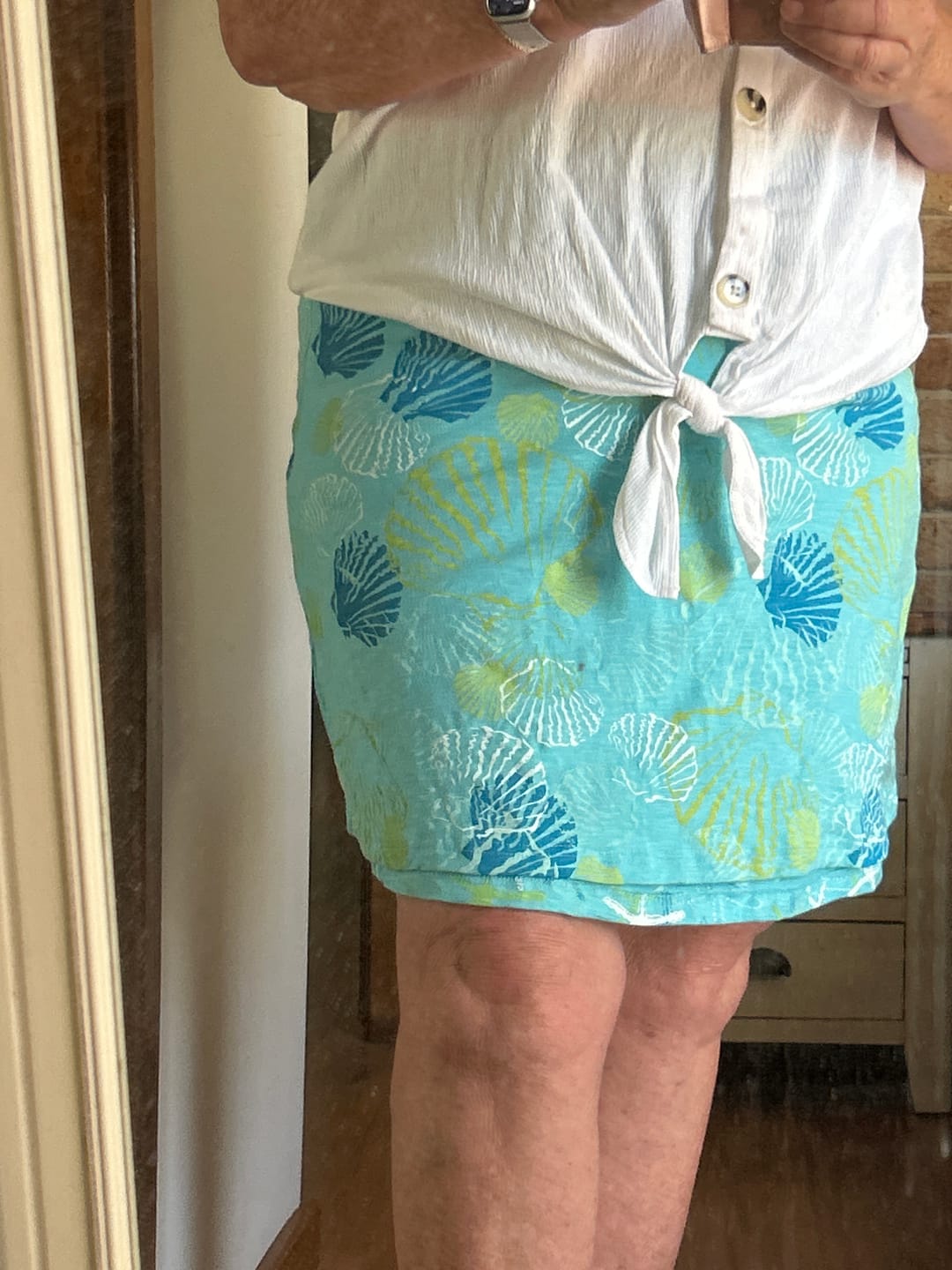 Customer photo review of Sand Dollar Cotton Skort with pockets