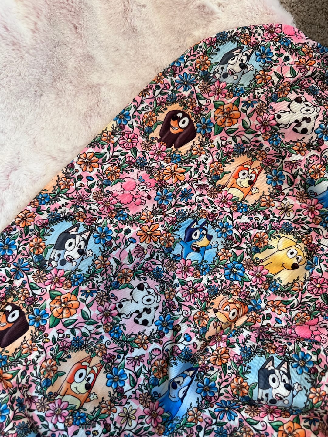 Customer photo review of Lightweight Double Brushed Polyester Fabric - 190 GSM