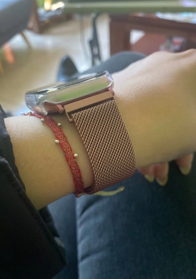 Customer photo review of NEU Apple Watch Metallarmband "Lassana"