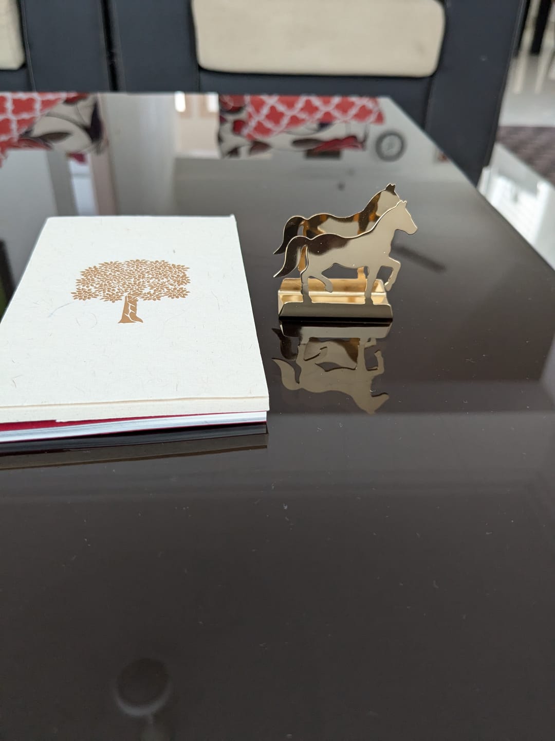 Customer photo review of Business Card Holder Horse