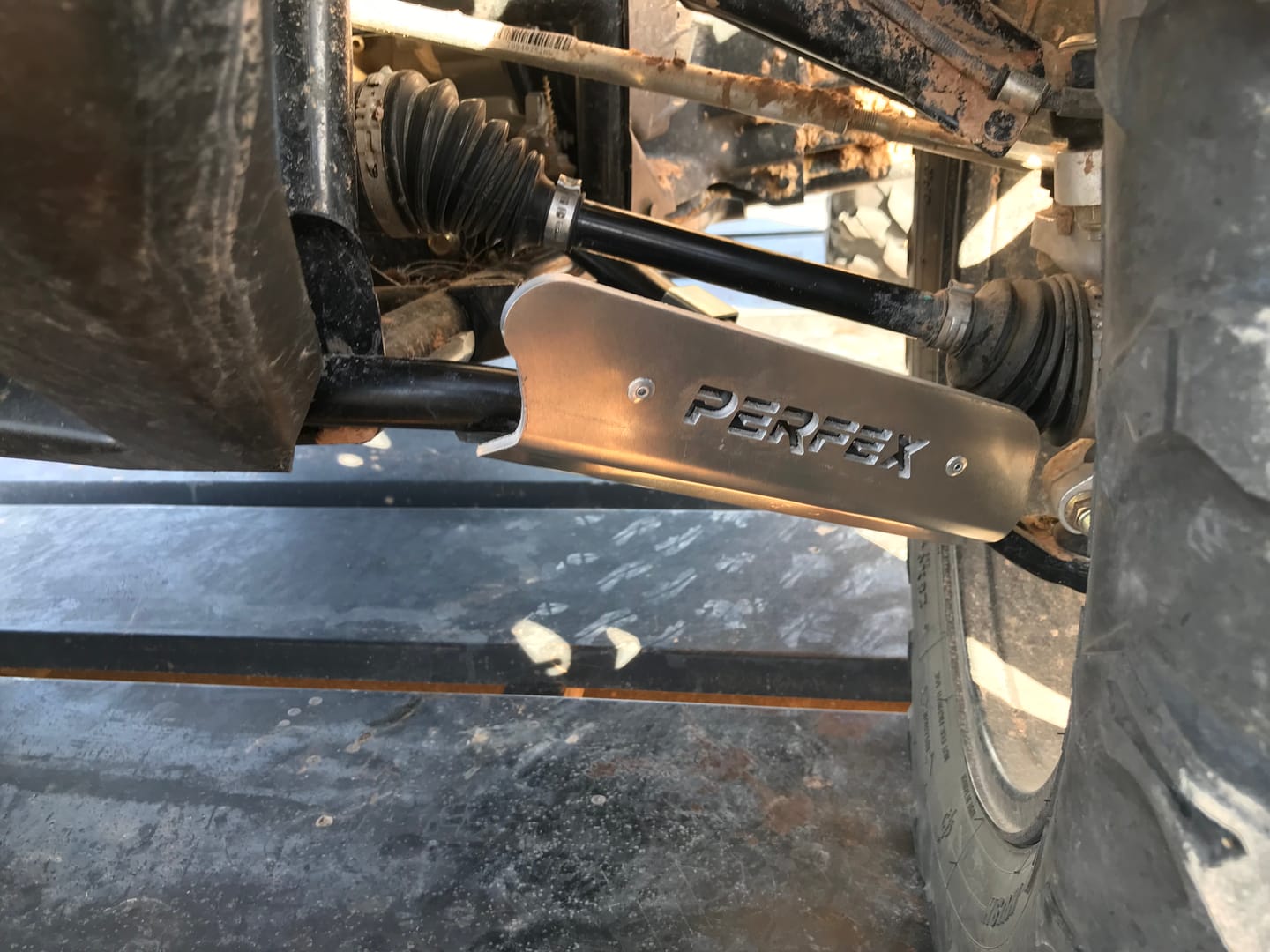 Customer photo review of Aluminum A-arms Guards for Can-Am Outlander 500/700 & PRO